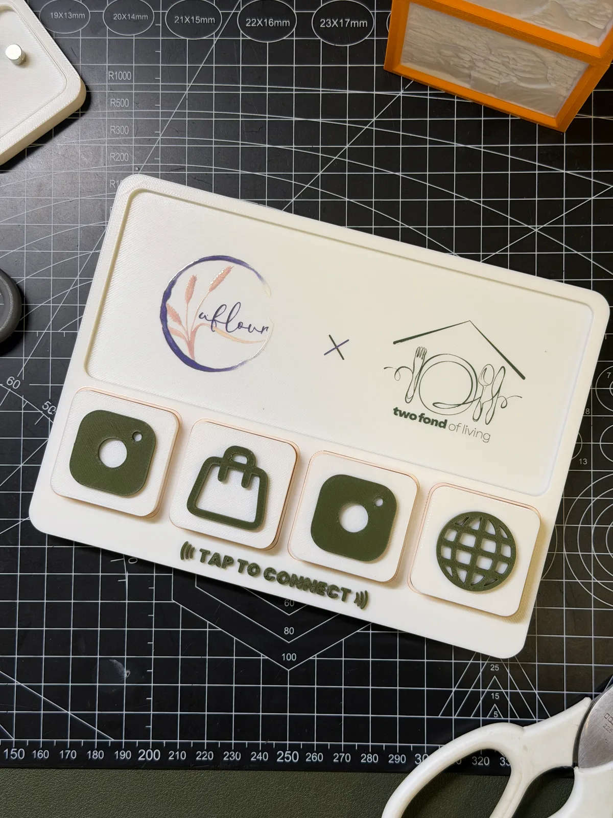 DTF sticker logo example 4