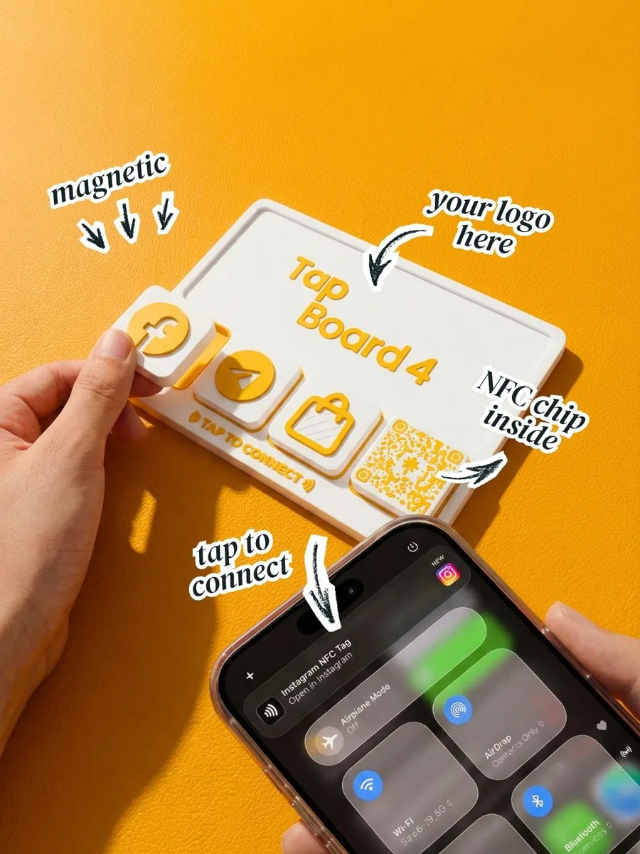 TapBoard 4, tap to connect